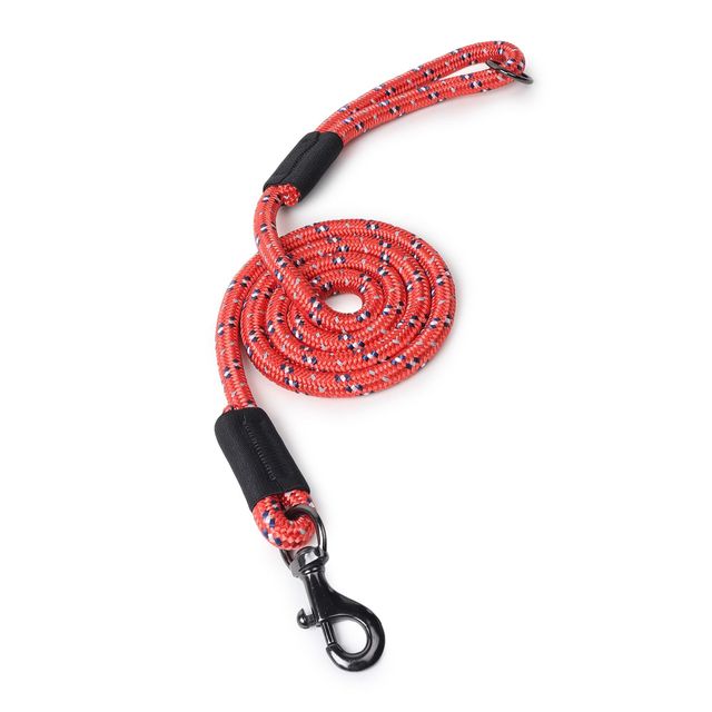 Zigly Lifestyle Reflective Rope Leash Small - 12 Mm - Red