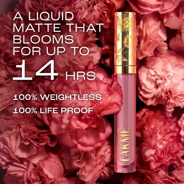 Lakme Rouge Bloom Matte Lip Liquid Mocha Maiden 301