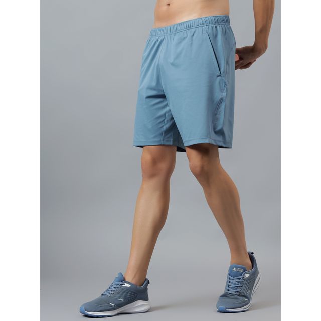 Dida Men's Sports Shorts | Regular Comfortable Stretchable Dry-Fit | Blue - L