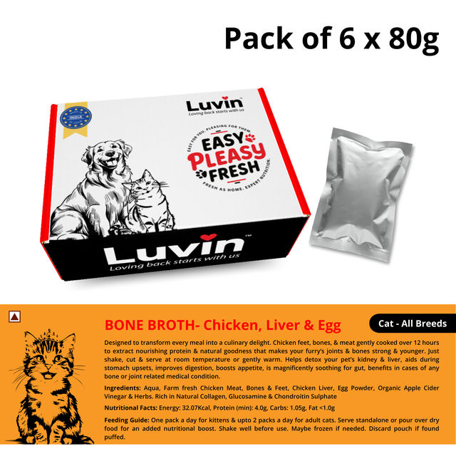 Luvin Chicken Bone Broth For Cats
