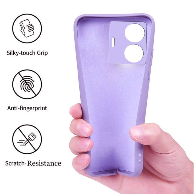 Artistque Case For Iqoo Z6 44W / Vivo T1 44W Back Cover - Plain Liquid Silicone Cover