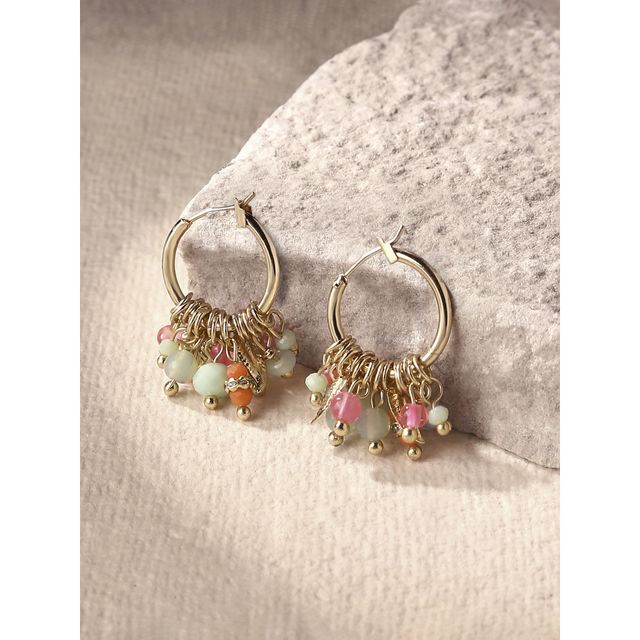Accessorize London Women's Multi Mini Cluster Hoop Earrings - Multi