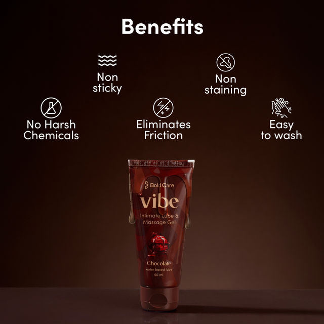 Bold Care Vibe Chocolate Water Based Lube