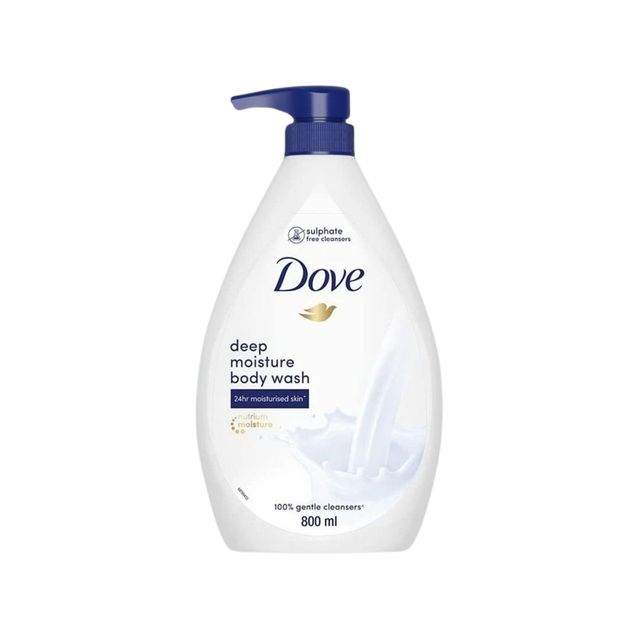Dove Deep Moisture Body Wash (800ml) & Yardley London Gentleman Classic Body Deodorant For Men With Fresh Woody Fougere Notes (150ml) Combo