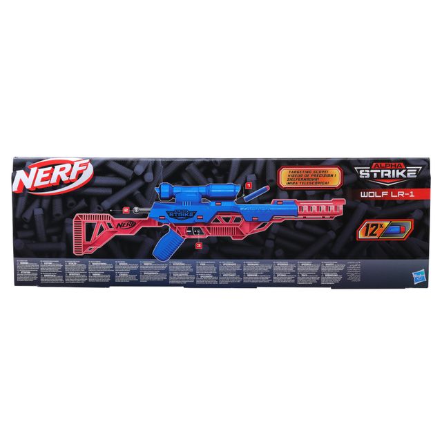 Hasbro Nerf Alpha Strike Wolf LR-1 - Action-Packed Dart Blaster