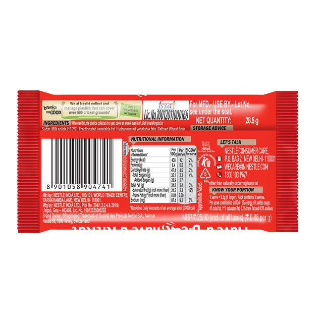 Nestle KitKat 3 Fingers Choco Coated Wafer Bar Combo