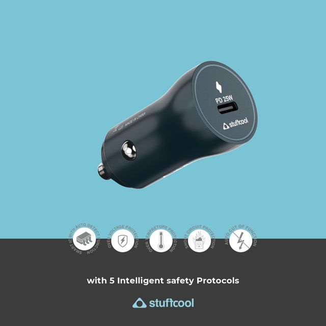 Ultimus 25W Aluminium Type C Compact Samsung Super Fast Charging, iPhones & Pixels 50% in 30 mins