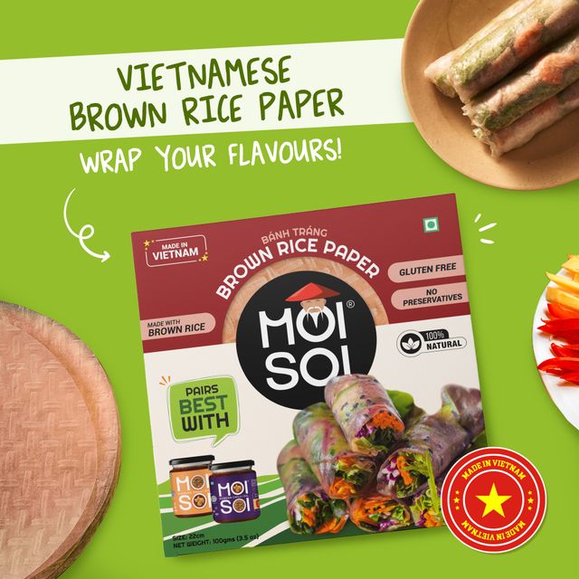 Moi Soi Vietnamese Spring Roll Brown Rice Wrapper