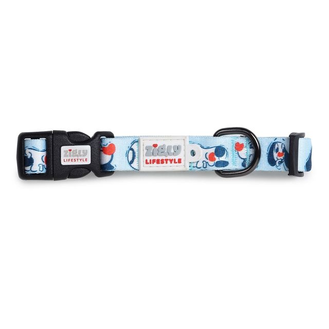Zigly Lifestyle Doodle Collar Blue - Large