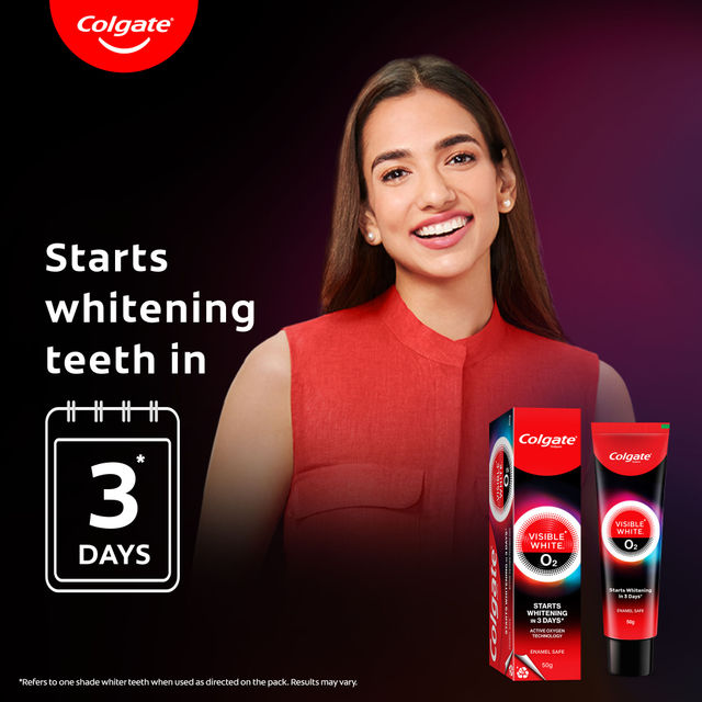 Colgate Visible White O2 Teeth Whitening Toothpaste