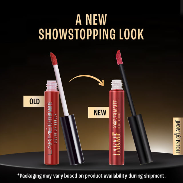 Lakme Forever Matte Liquid Lip, 16hr Lipstick, Lightweight & transferproof - Pink Parfait