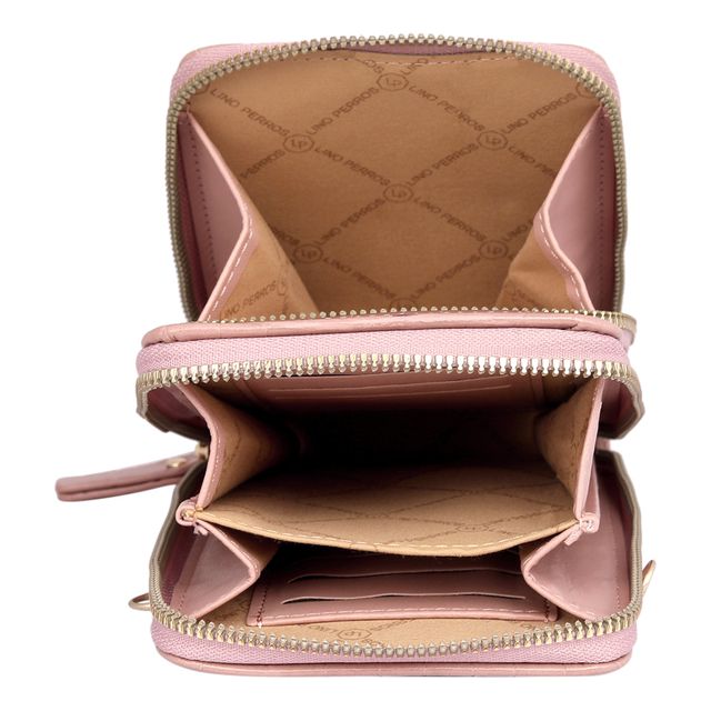 Lino Perros Women's Structured Sling Bag | LWSL00514 | Peach