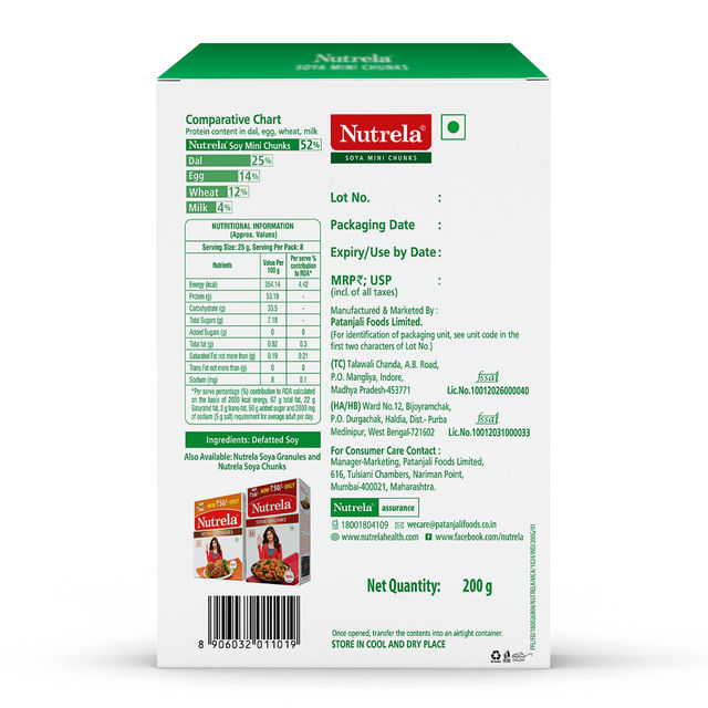Nutrela Mini Soya Chunks