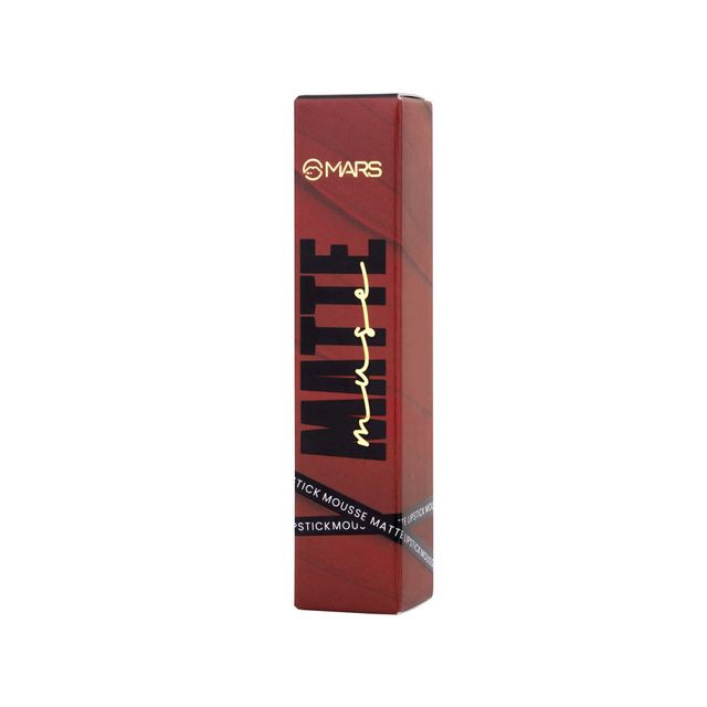 MARS Cosmetics Matte Muse Mousse Lipstick (3ml) (05-EMPRESS) with Doe-Foot Applicator