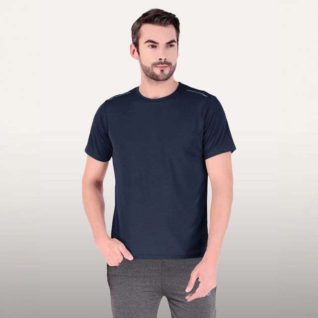 Freecultr Men's Activewear Sports T-shirt | Navy | Size XXL