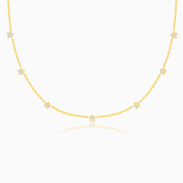 Giva Anushka Sharma Golden Star Constellation Necklace