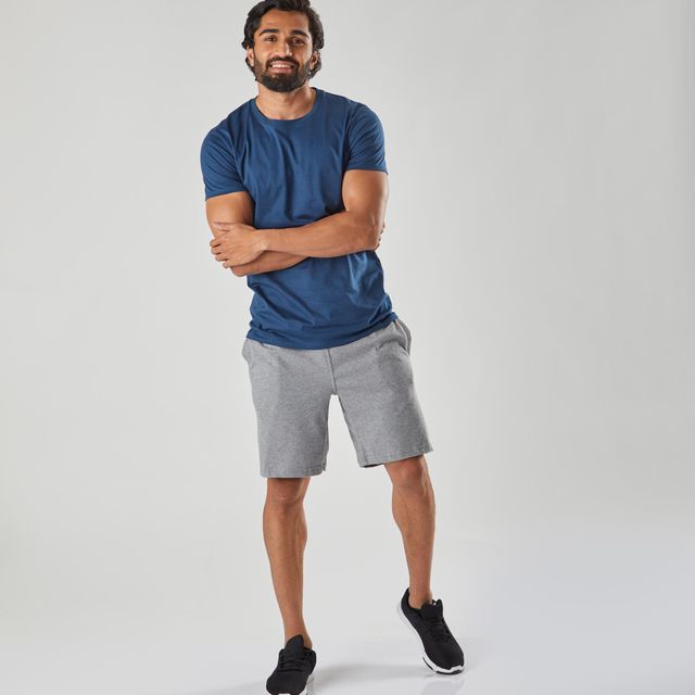 Domyos By Decathlon Men's Fitness T-shirt | Blue - L