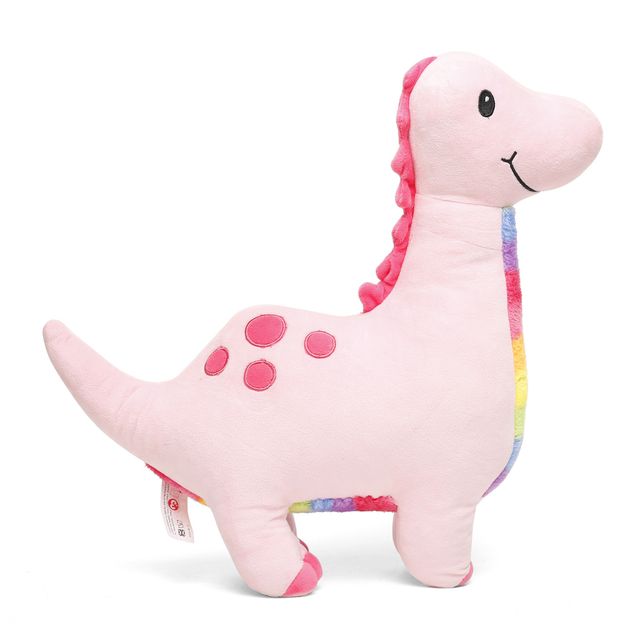 Hamley's Fuzzbuzz Dino, Soft Roys for Kids, Pink, 40cm
