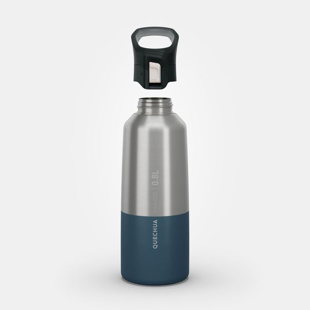 Quechua By Decathlon | Stainless Steel Insulated Flask - 0.8L | Blue