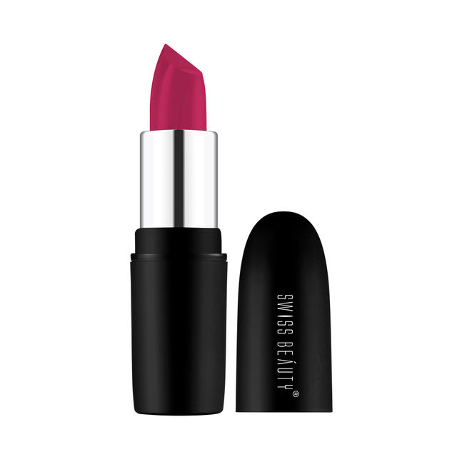 Swiss Beauty Pure Matte Lipstick - 219 Hot Pink