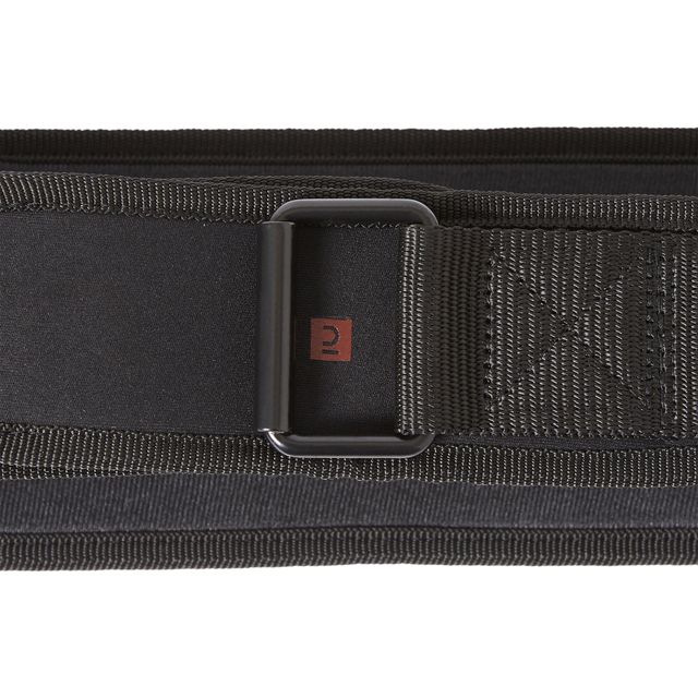 Corength By Decathlon | Weight Training Belt With Dual Nylon Closure - Black - XL/2XL