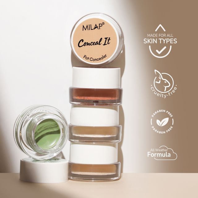 Mila Beaute Conceal It Pot Concealer Spf15 Natural Matte Finish - 10 Rich Coco