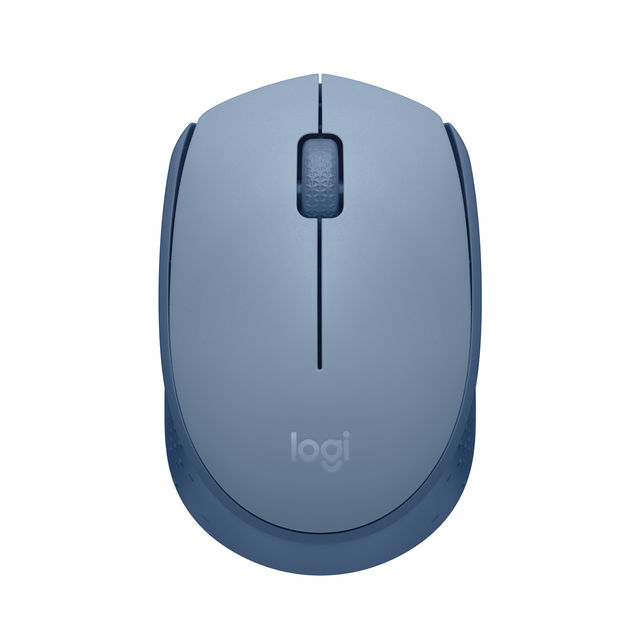 Logitech M171 Wireless Optical Mouse Blue Grey