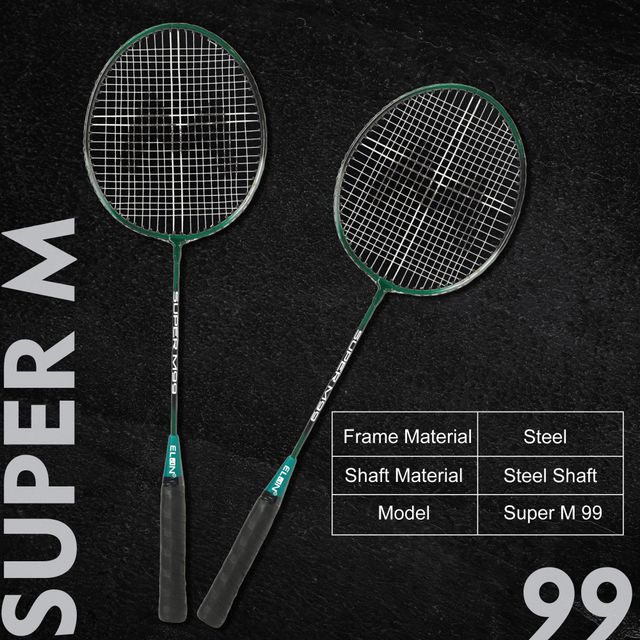 Mittal Sports Racket Set Pair Superm99 In Cover