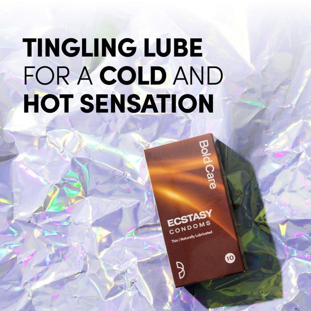 Bold Care Ecstasy Tingling Sensation Condoms for Intense Pleasure