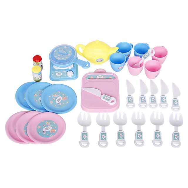 Hamley's Kingdom Of Play Tea Party Role Play Kitchen Set For Kids Multicolor 24M+