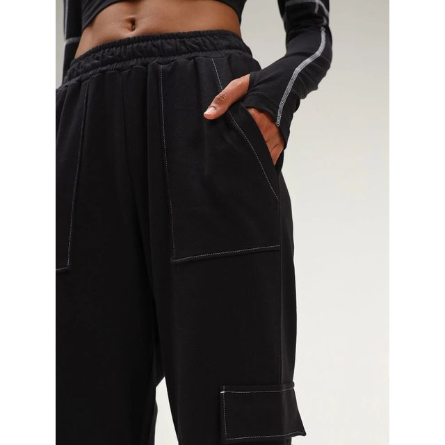 Cava Women's Joggers Wide Cargo | Kenya Black - XS