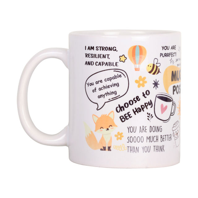 Quace Afiirmation And Motivation Mug for Mother's Day