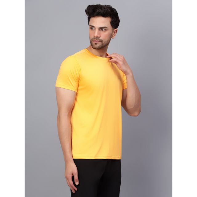 Shiv Naresh Men s T-Shirt Mustard | 2XL | SNCT01F