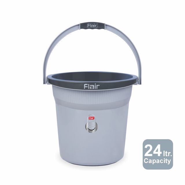 Flair Estella Home Bucket 24 Litre - Gray
