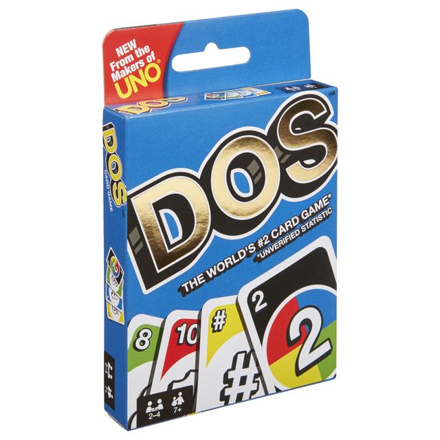 Mattel Games Dos Family Card Game With 108 Cards In A Sturdy Storage Tin Gift For 7 Year Olds And Up
