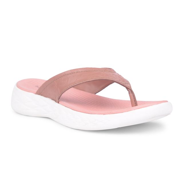 Liberty Sofia-1E Casual Slipper For Women | Peach | UK 6.5