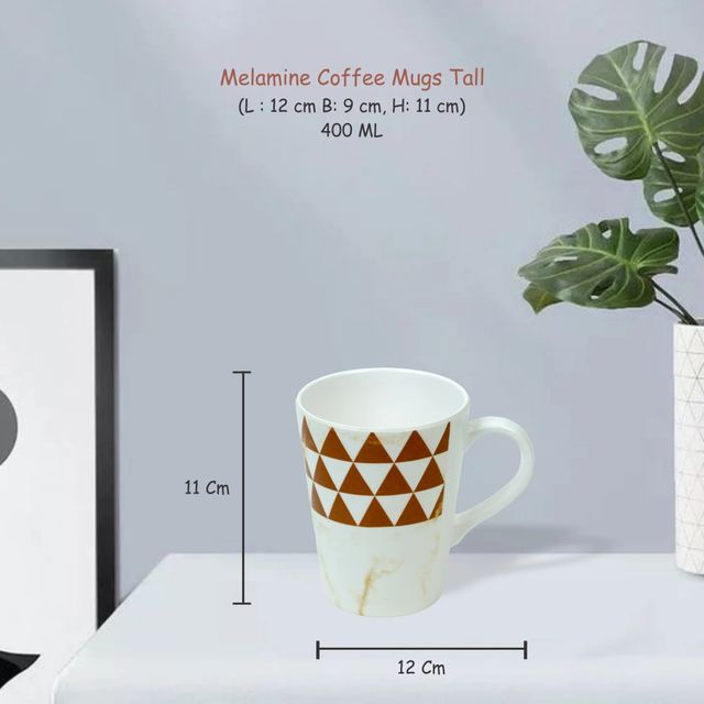 Stehlen Melamine Coffee Mug 400 ml Set of 2 Pcs - Trio Blonde
