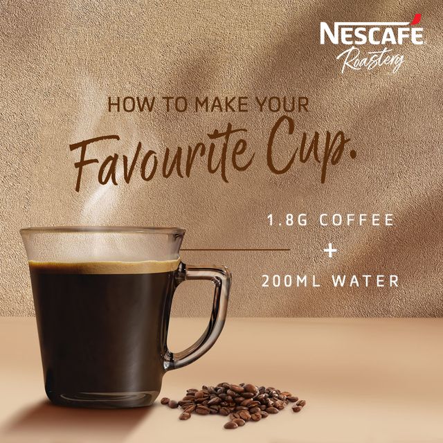 NESCAFE Roastery - Dark Roast Instant Coffee - Rich and Intense