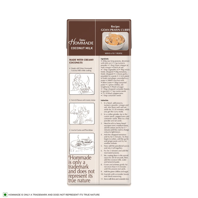 Dabur Hommade Coconut Milk 200 ml Combo