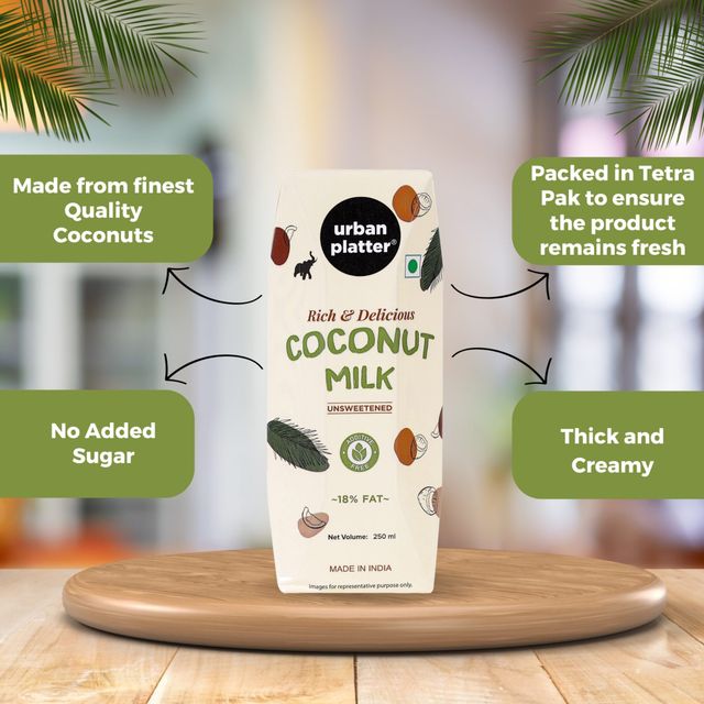 Urban Platter Unsweetened Coconut Milk
