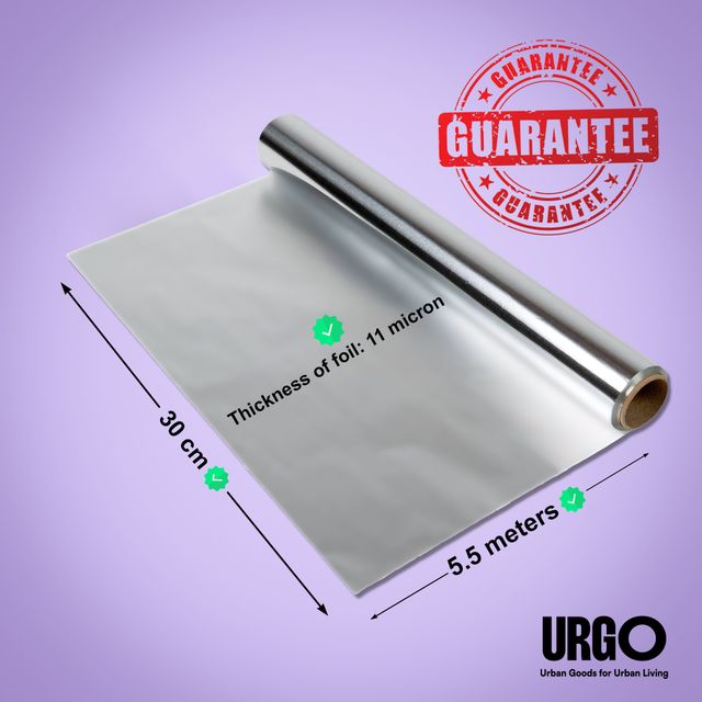 URGO Aluminum Foil - 5.5mx11 microns - Food Packing | Wrapping | Storing & Serving