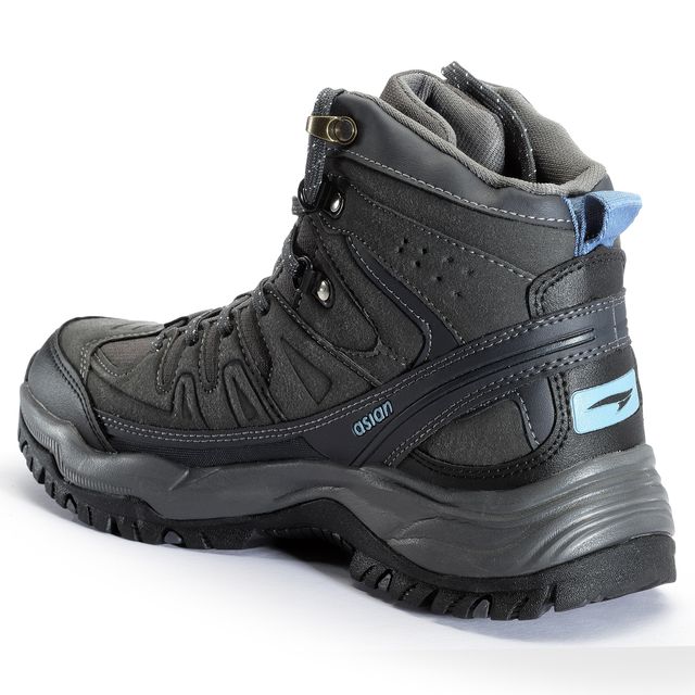 Asian Everest-22 Trekking Shoes For Men Dark Grey | UK-9