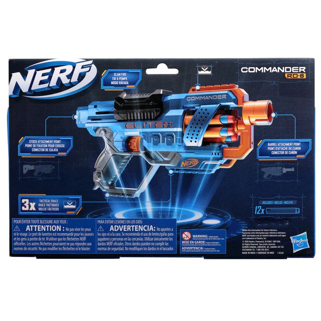 Hasbro Nerf Elite 2.0 Commander RD-6 - Ultimate Dart Blasting Adventure