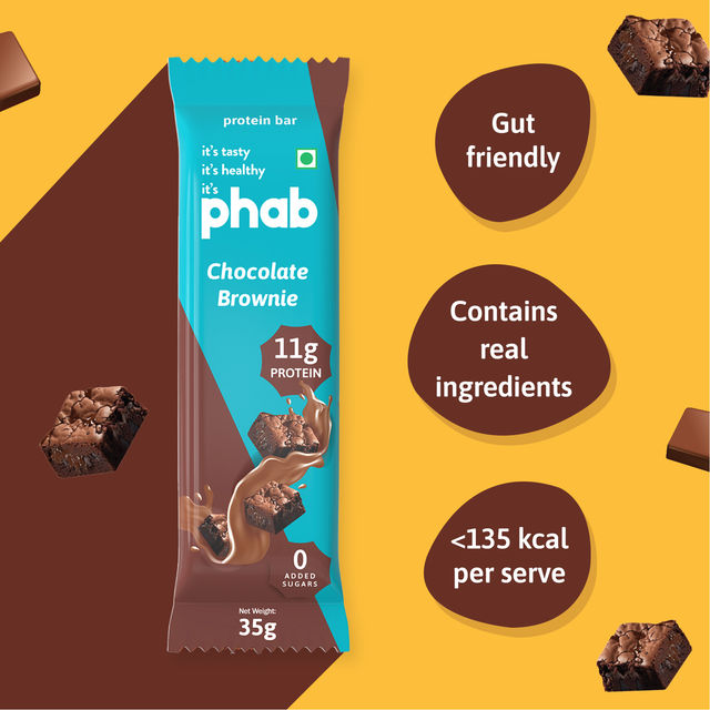 Phab Protein Bar Chocolate Brownie protein 35 g Combo