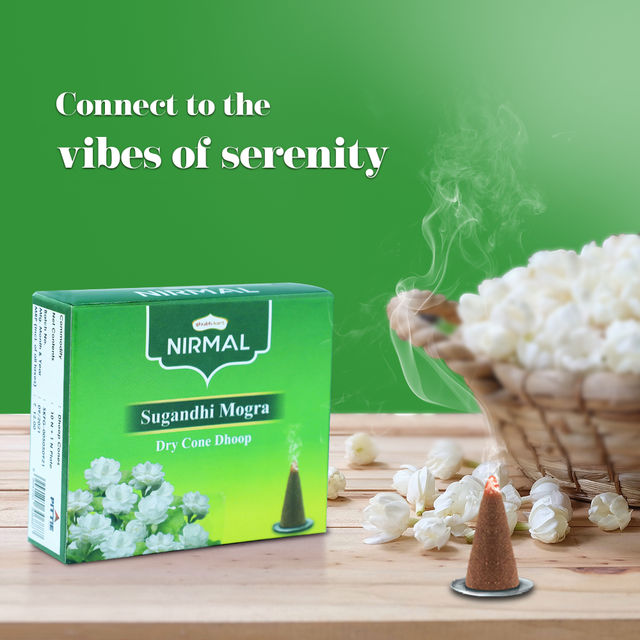 Shubhkart Nirmal Mogra Dry Cone Dhoop 10 pc Combo