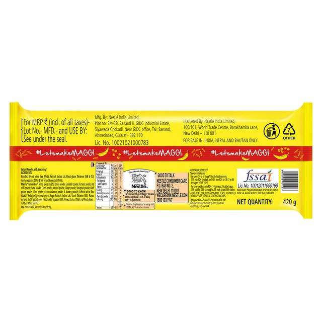 Maggi 2-Minute Noodles Masala 420 g Combo