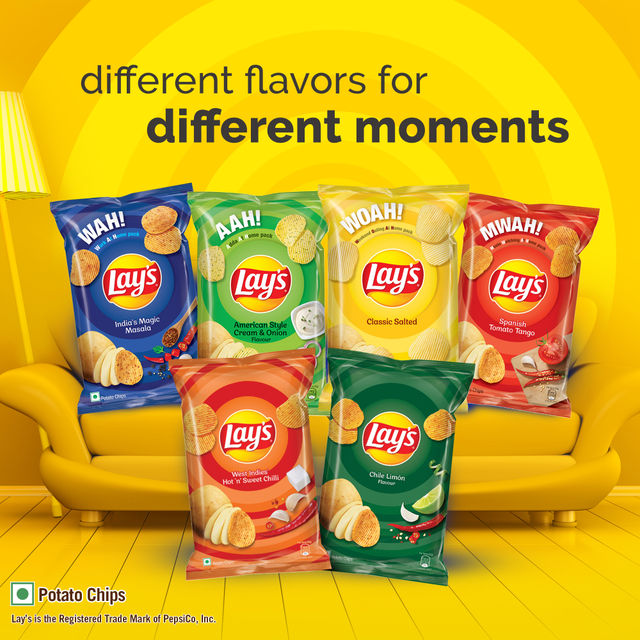 Lay's Classic Salted Potato Chips Packet Combo