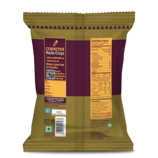 Cornitos Nacho Chips - Sizzlin Jalapeno 55 g Combo