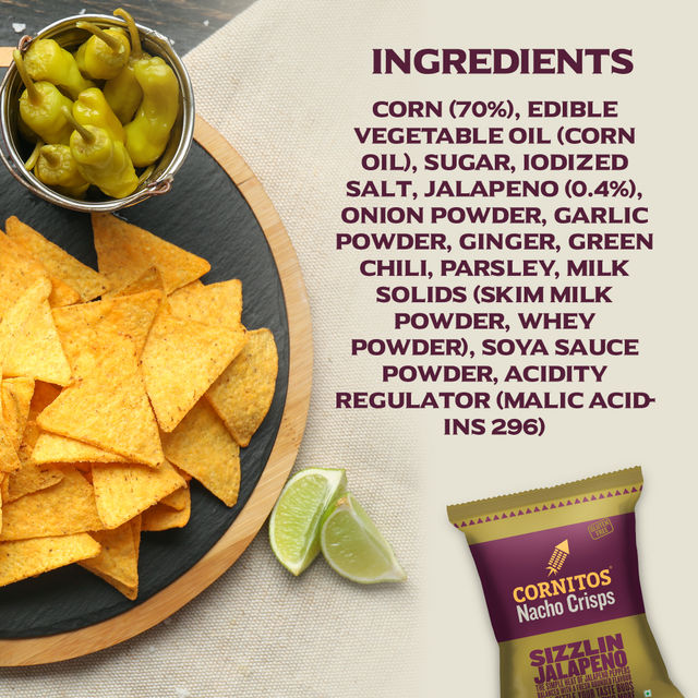 Cornitos Nacho Chips - Sizzlin Jalapeno 55 g Combo