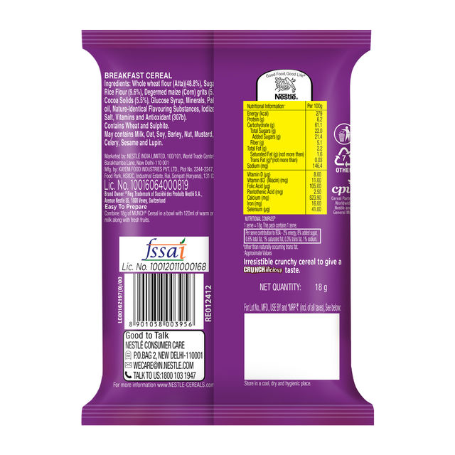 Nestle Munch Crunchilicious Cereal